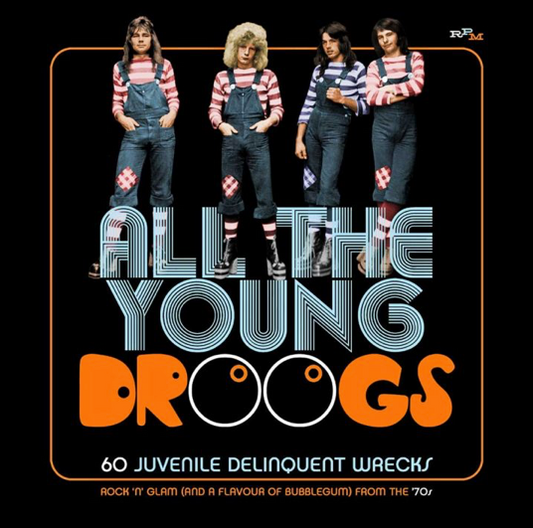 All the Young Droogs - 60 Juvenile Delinquent Wrecks - Rock 'n' Glam (And a Flavour of Bubblegum) From the 70s