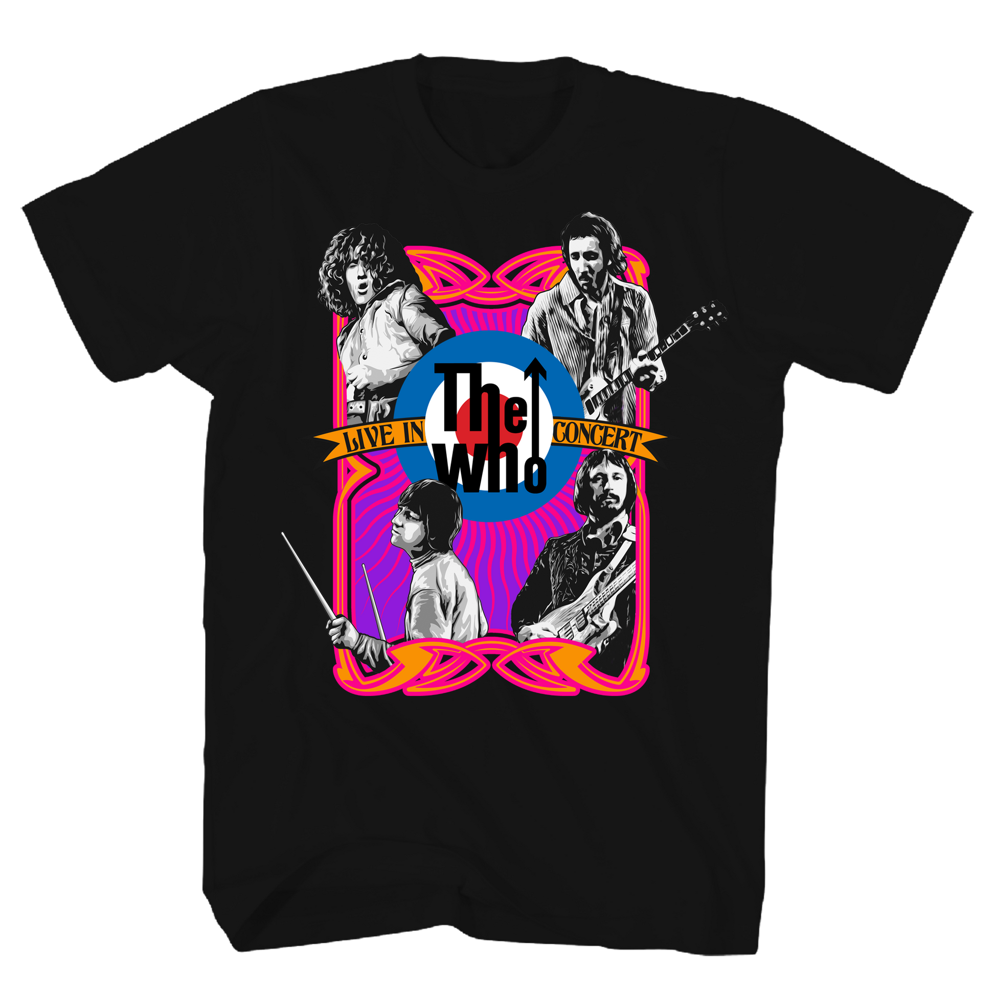 Who - Live In Concert Tshirt Black Product Image