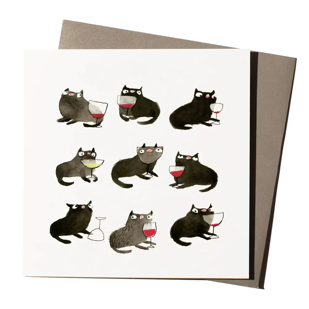 Chats De Vin Card
