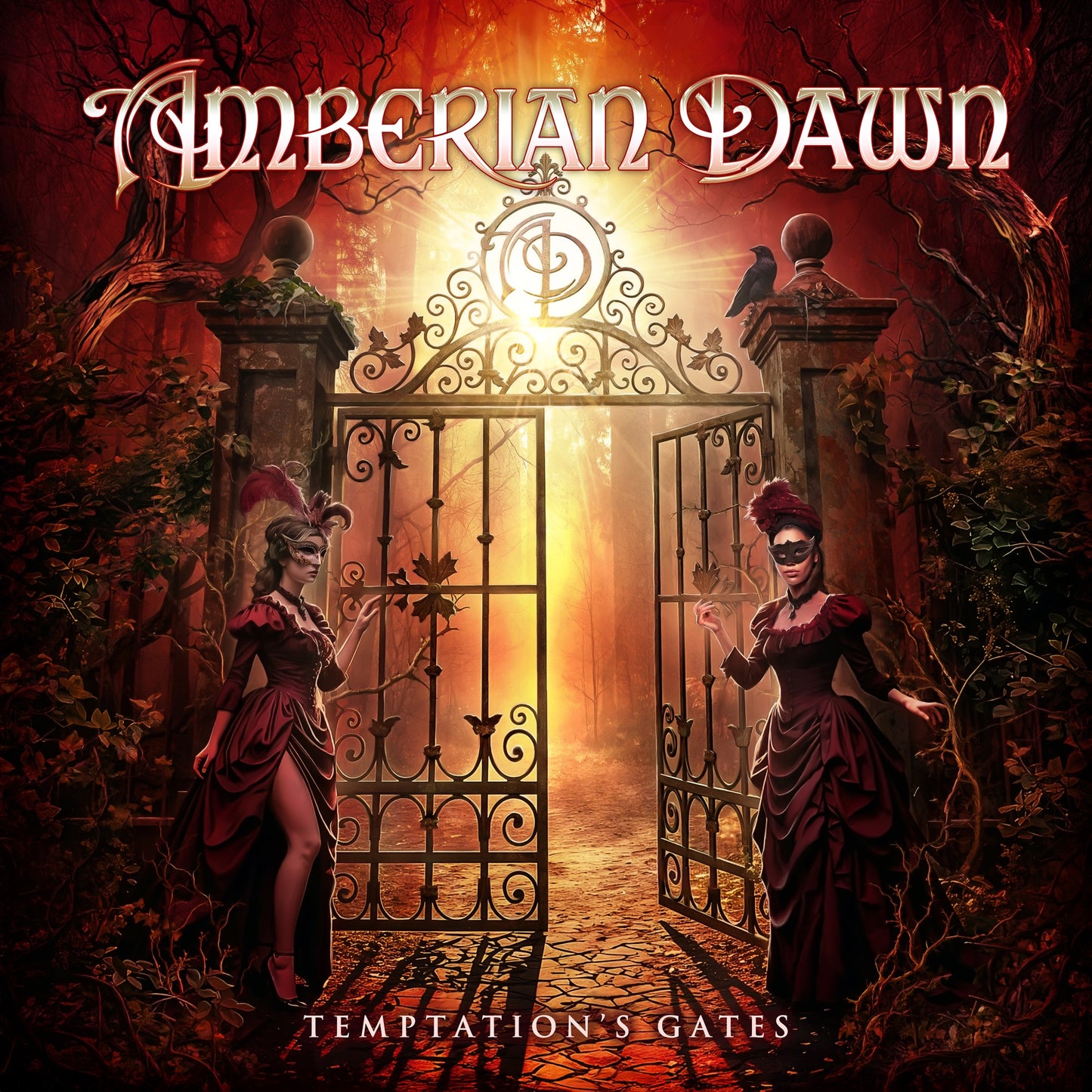 Amberian Dawn - Temptation's Gates Album Cover