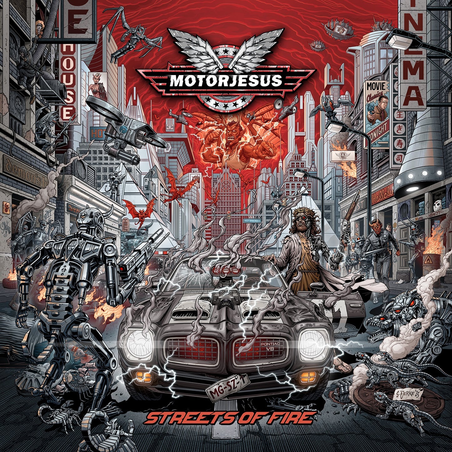 Motorjesus - Streets of Fire Album Cover