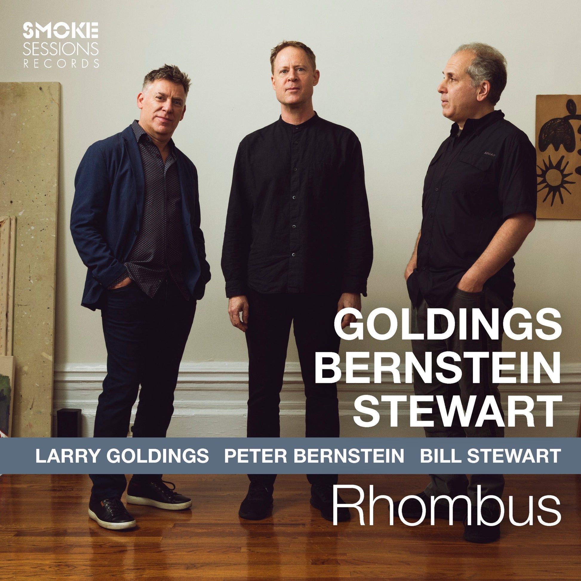 Larry Goldings, Peter Bernstein & Bill Stewart - Rhombus Album Cover