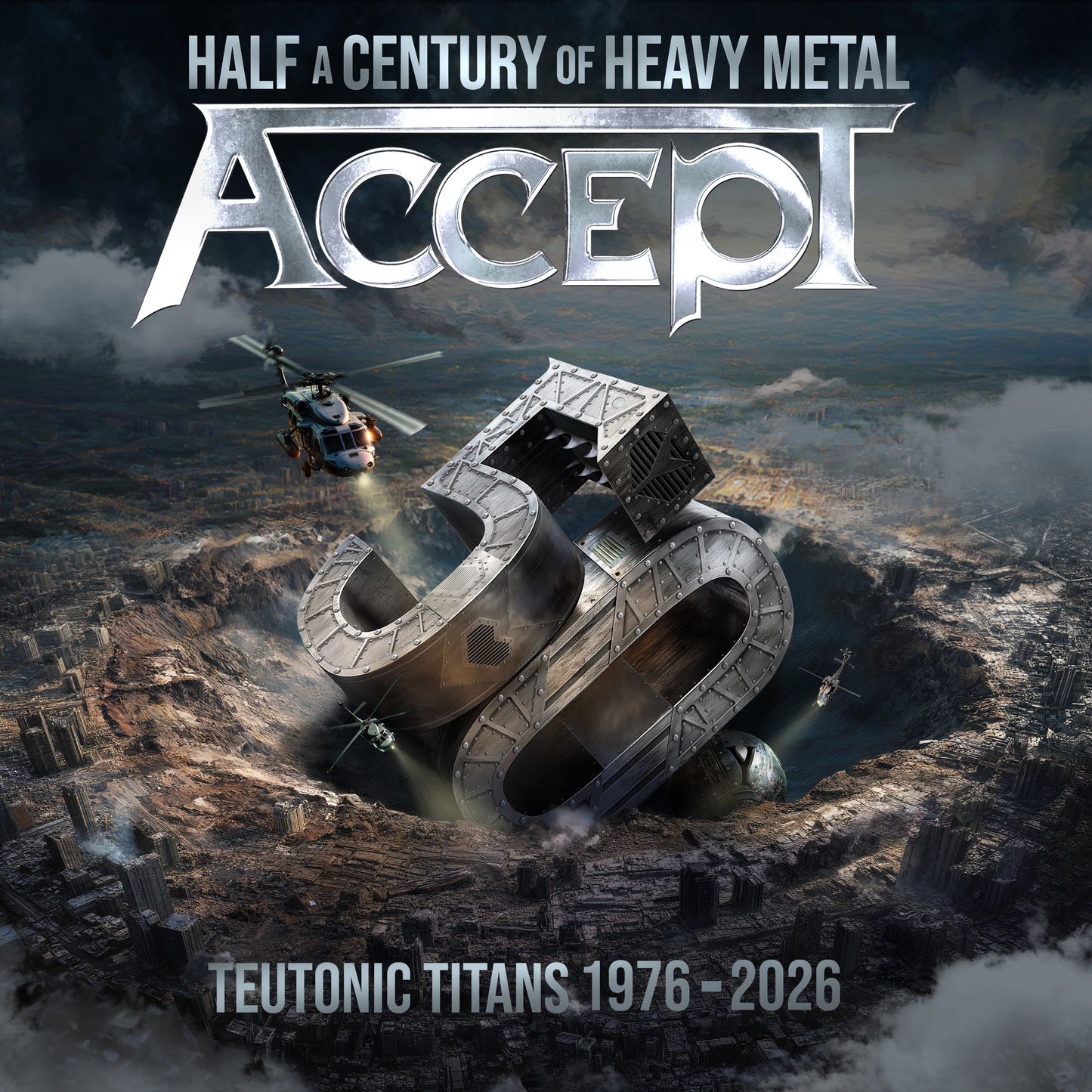 Accept - Teutonic Titans 1976-2026 Album Cover