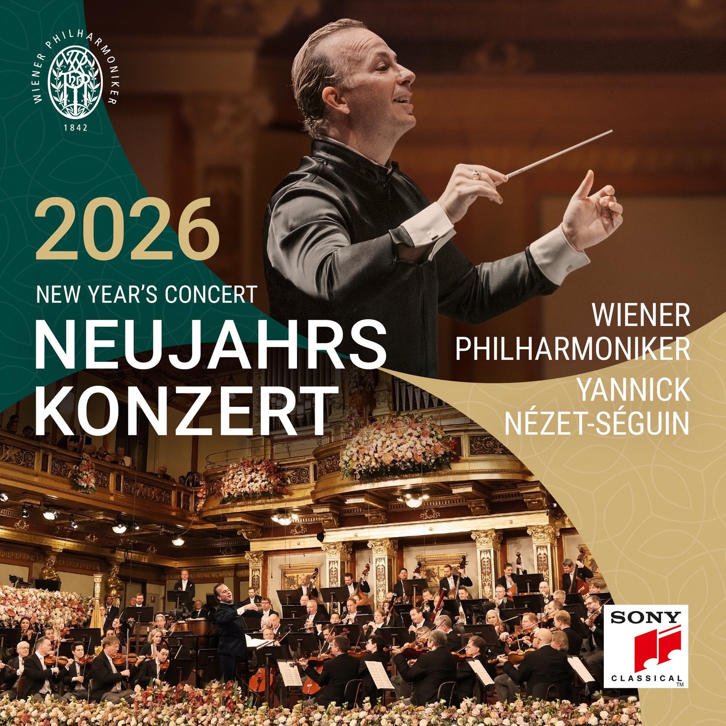 Vienna Philharmonic & Yannick Nézet-Séguin - Neujahrskonzert 2026 / New Year's Concert 2026 / Concert du Nouvel An 2026 Album Cover