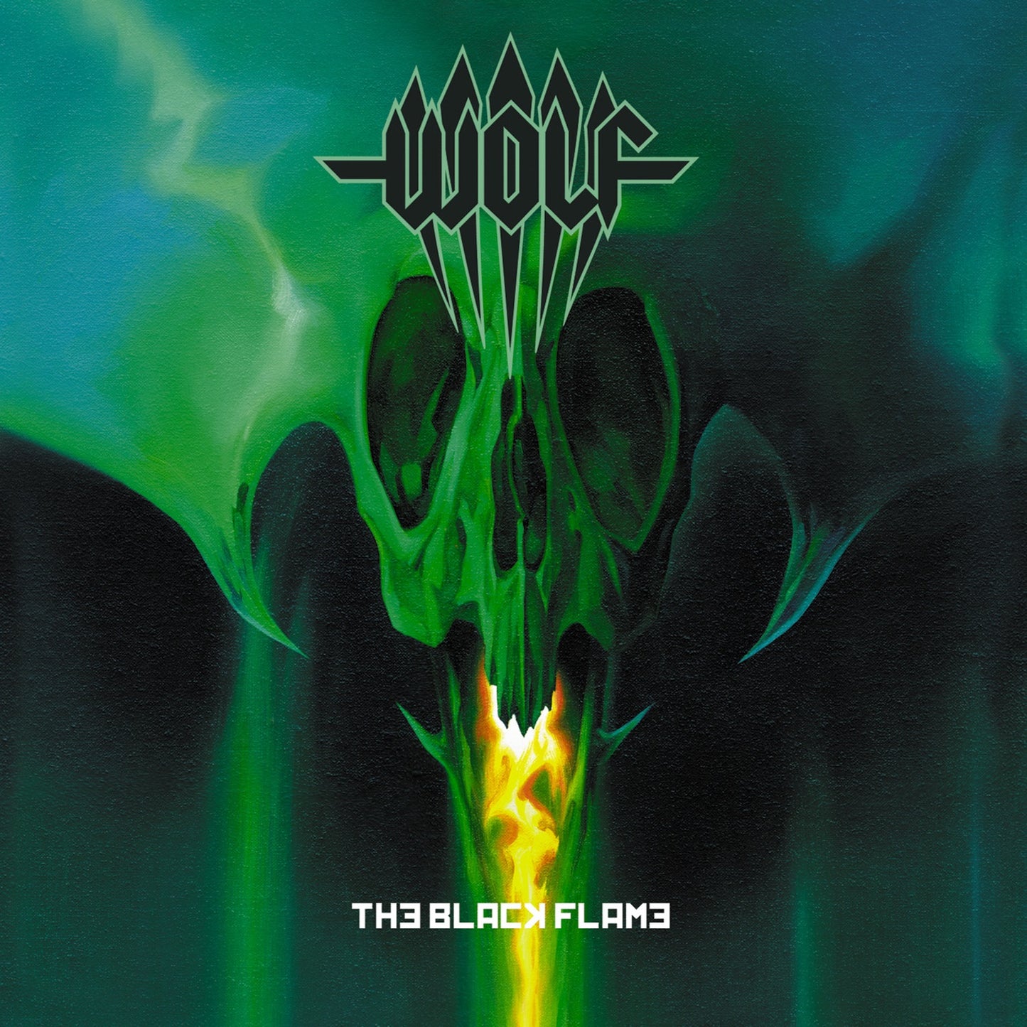 Wolf - The Black Flame Album Cover