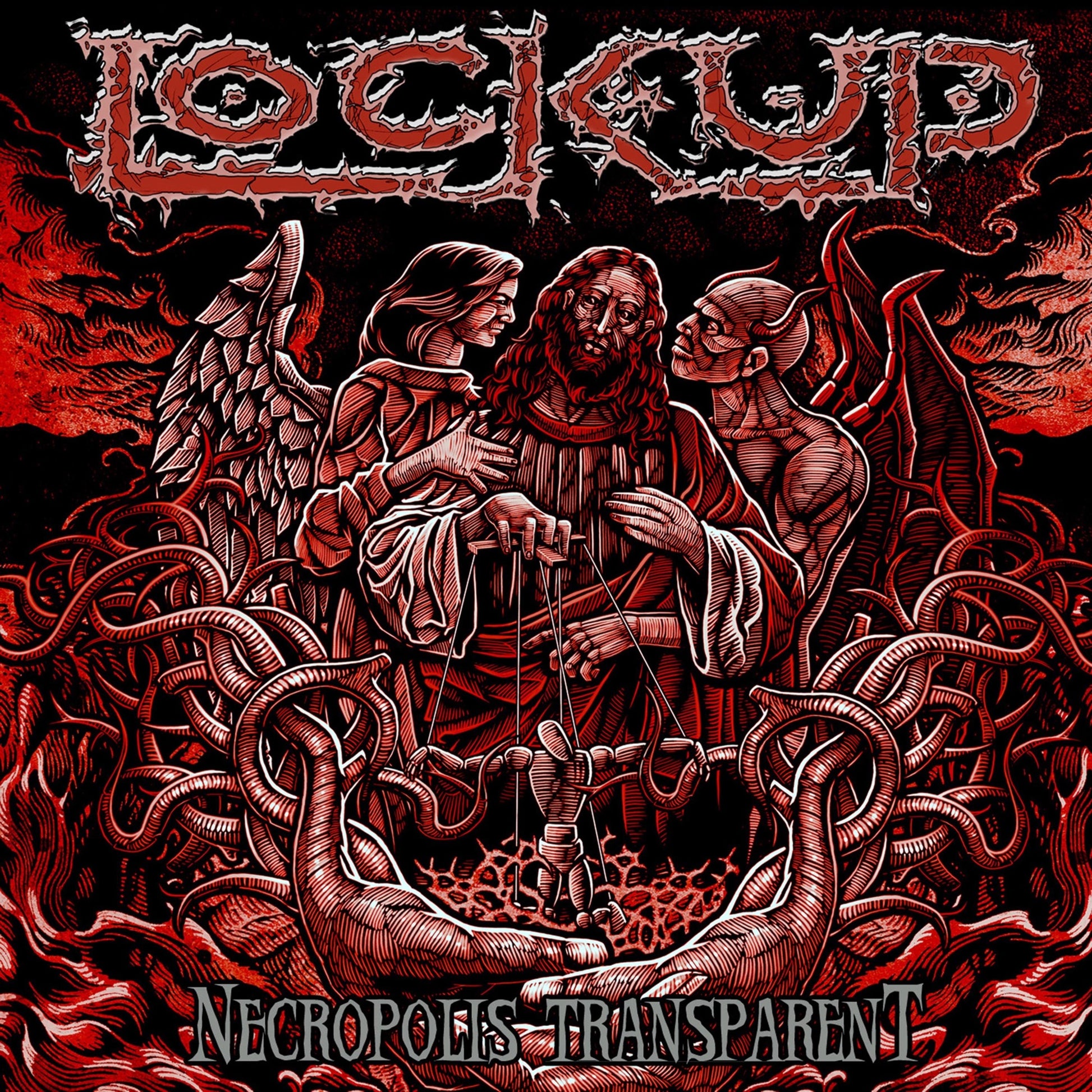 Lock Up - Necropolis Transparent Album Cover