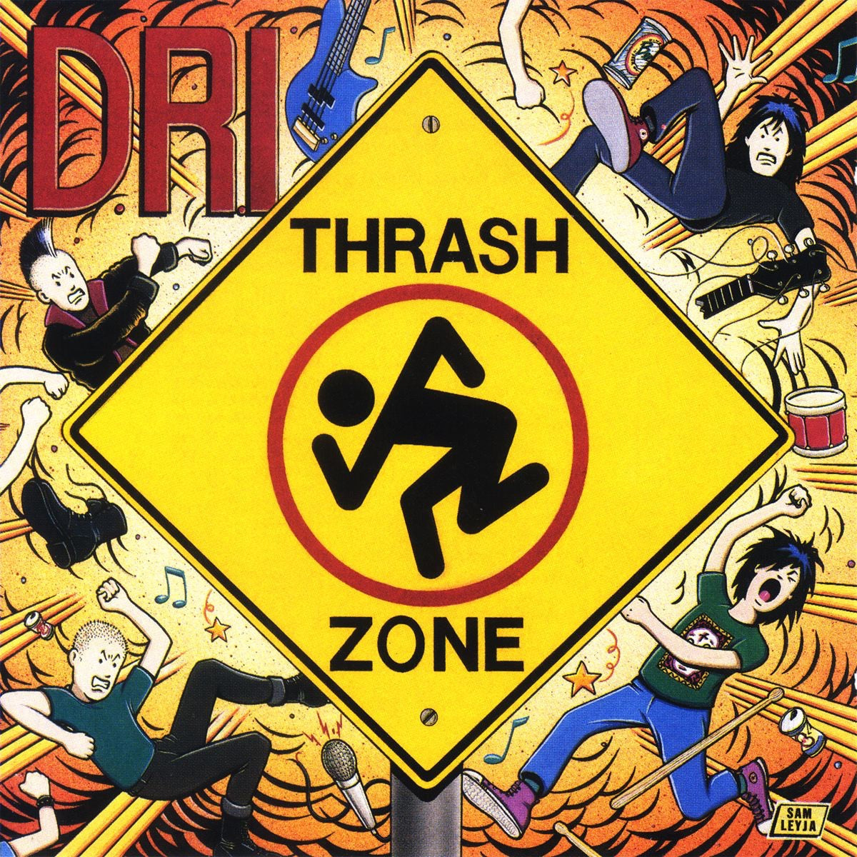 D.R.I. - Thrash Zone (Bonus Track Version) Album Cover