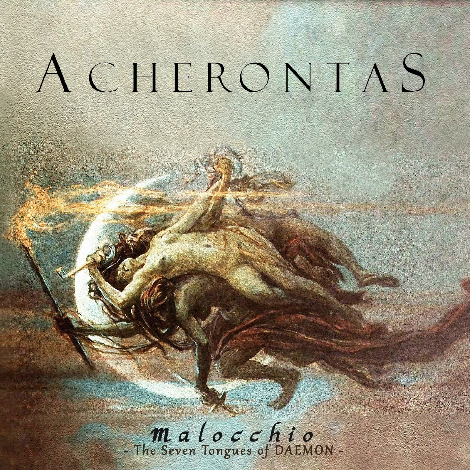 Acherontas - Malocchio - The Seven Tongues of Daemon Album Cover