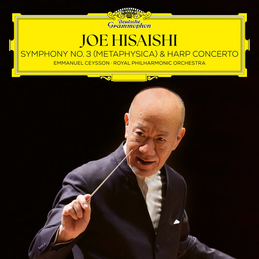 Joe Hisaishi, Royal Philharmonic Orchestra & Emmanuel Ceysson - Hisaishi: Symphony No. 3 “Metaphysica” & Harp Concerto Album Cover