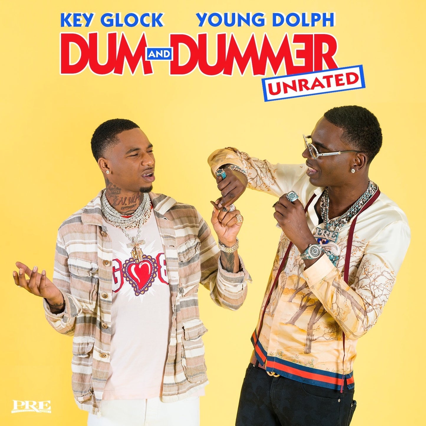 Young Dolph & Key Glock - Dum and Dummer Album Cover
