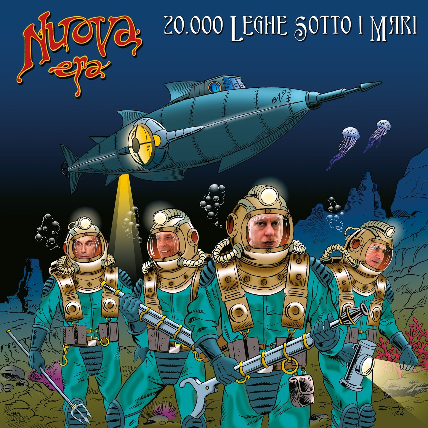 Nuova Era - 20.000 Leghe sotto i mari Album Cover
