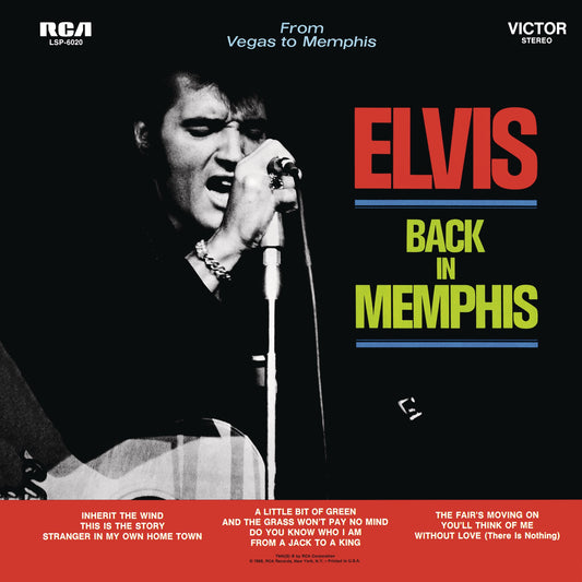 Elvis Presley - Back In Memphis Album Cover