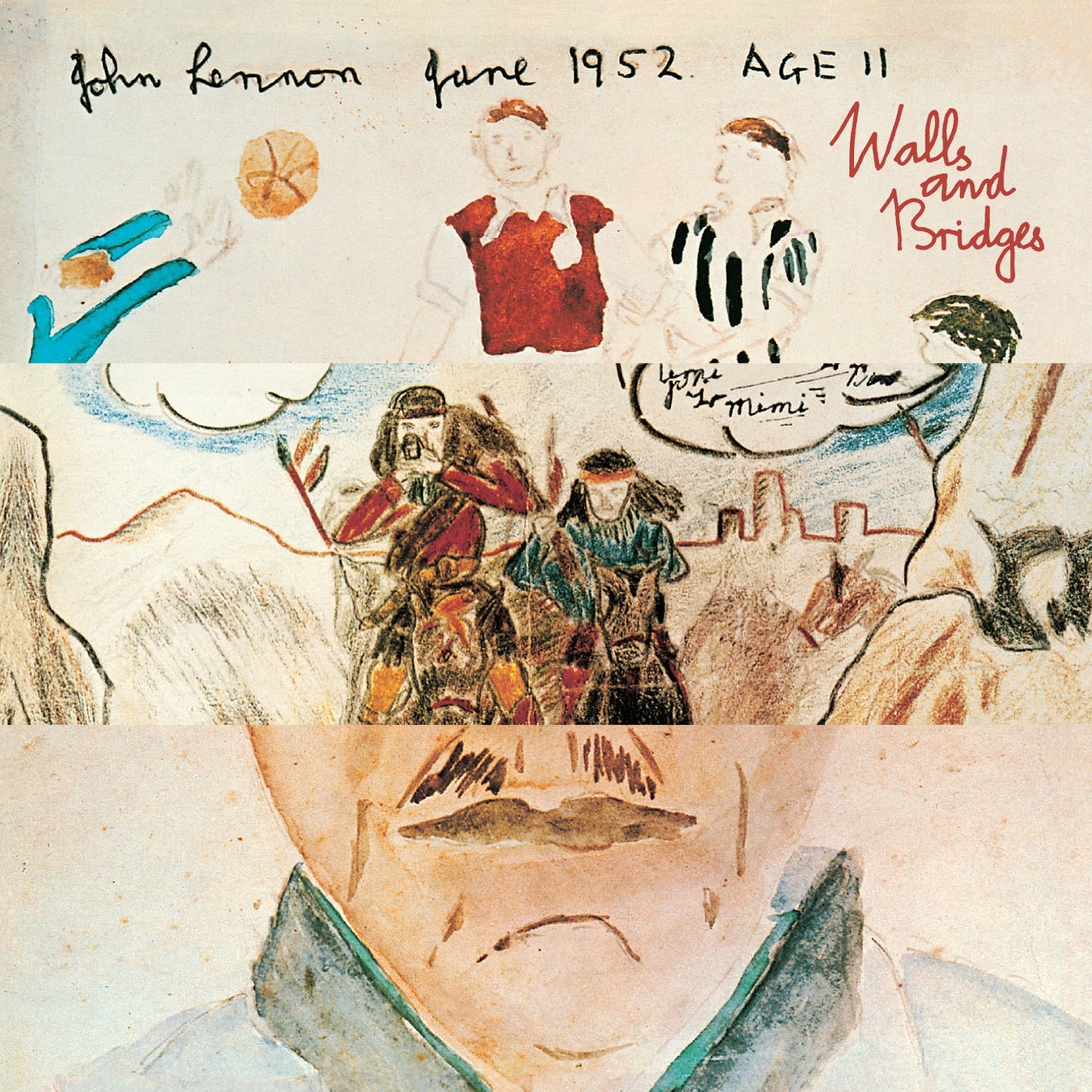 John Lennon - Walls and Bridges Album Cover