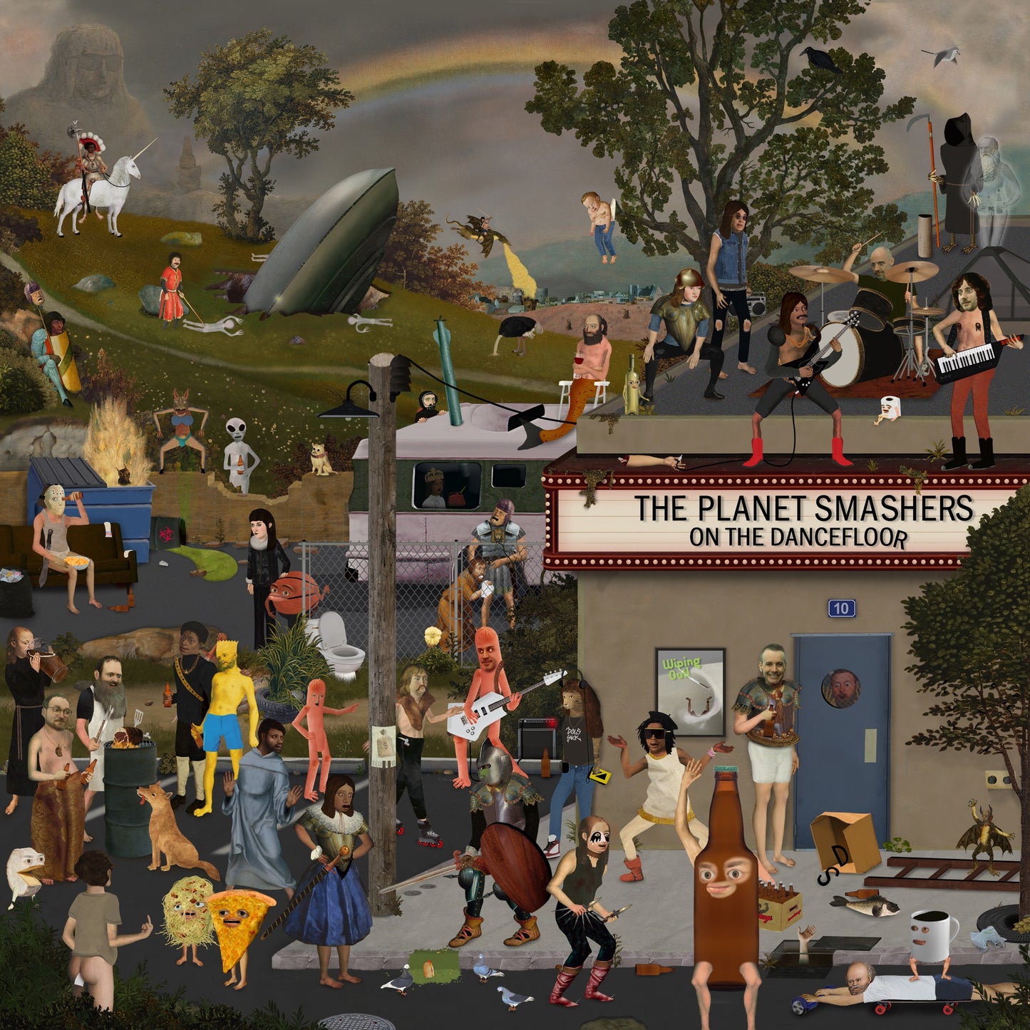 The Planet Smashers - On The Dancefloor Album Cover
