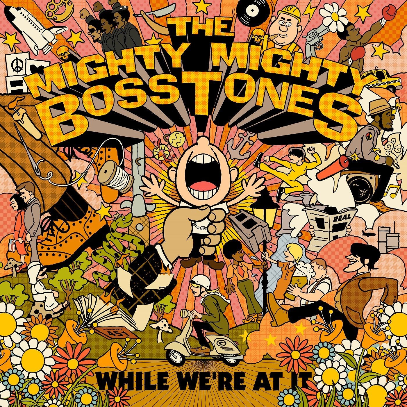 The Mighty Mighty Bosstones - While We're At It Album Cover