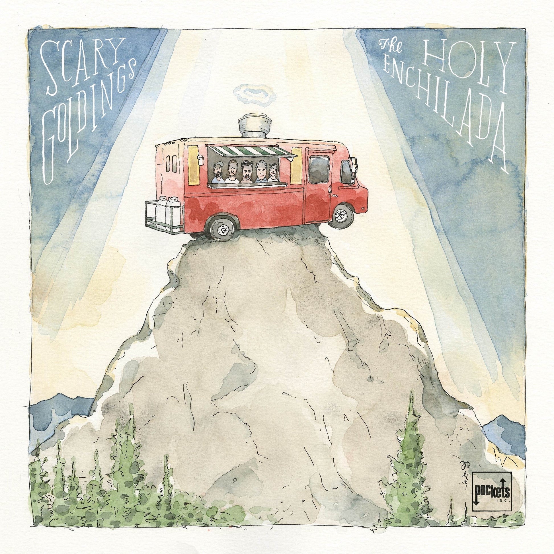 Scary Goldings - The Holy Enchilada Album Cover