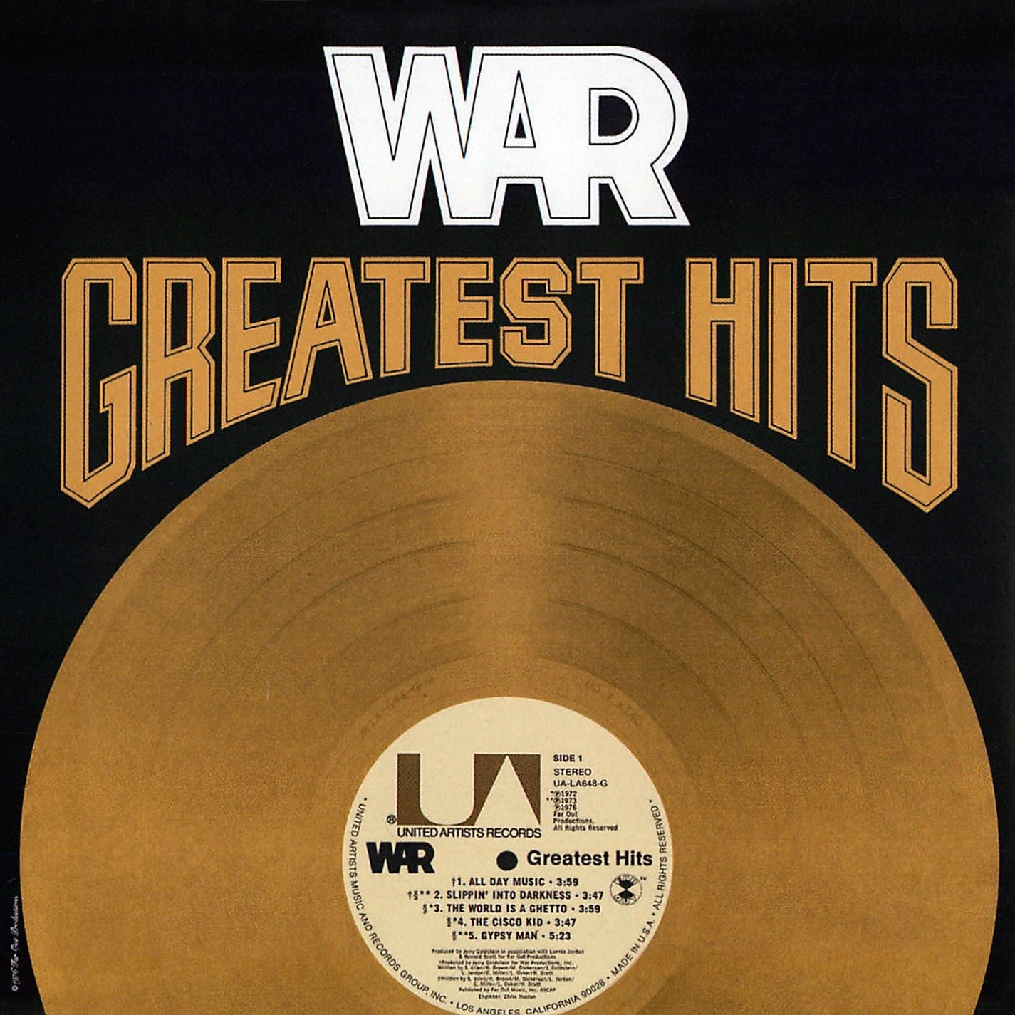 War - Greatest Hits Album Cover
