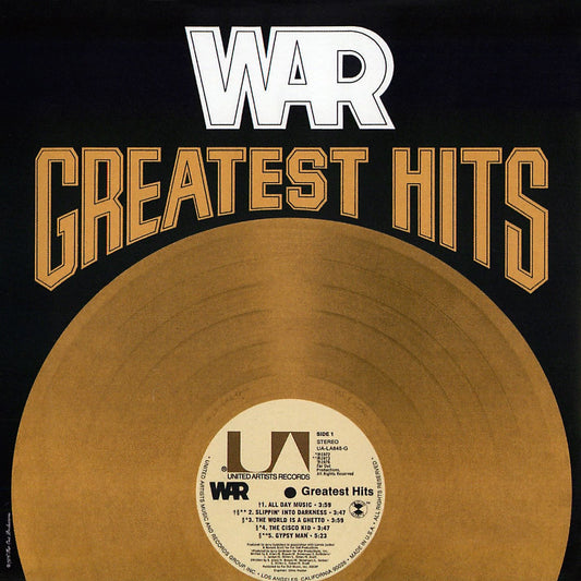 War - Greatest Hits Album Cover