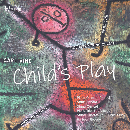 Goldner String Quartet & Piers Lane - Vine: Child's Play, Piano Quintet & Other Chamber Music Album Cover