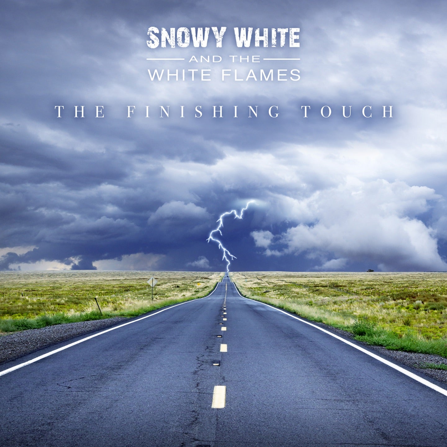 Snowy White & The White Flames - The Finishing Touch Album Cover