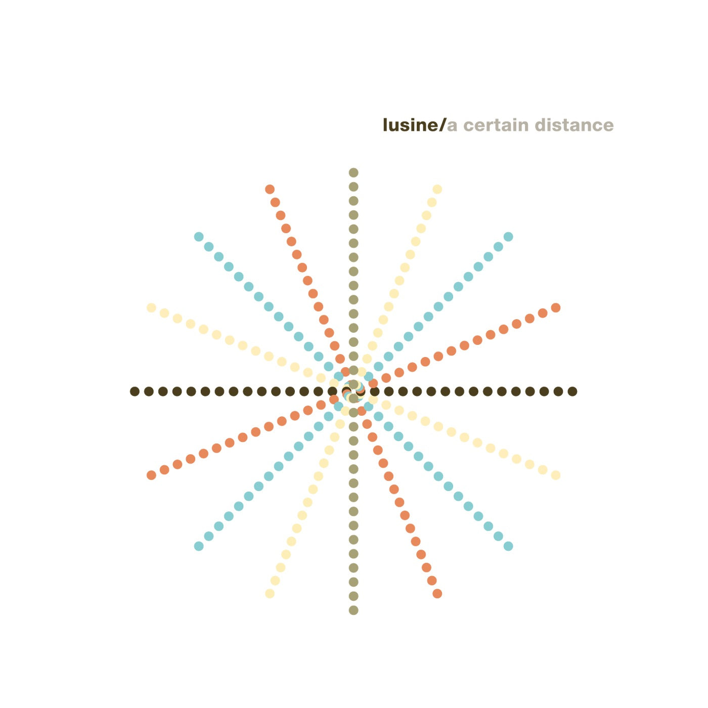 Lusine - A Certain Distance Album Cover