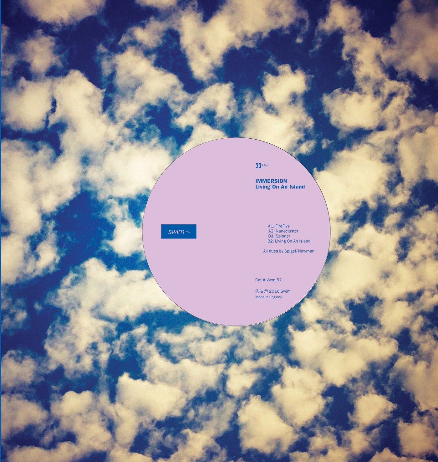 Immersion - Living On an Island - EP Album Cover