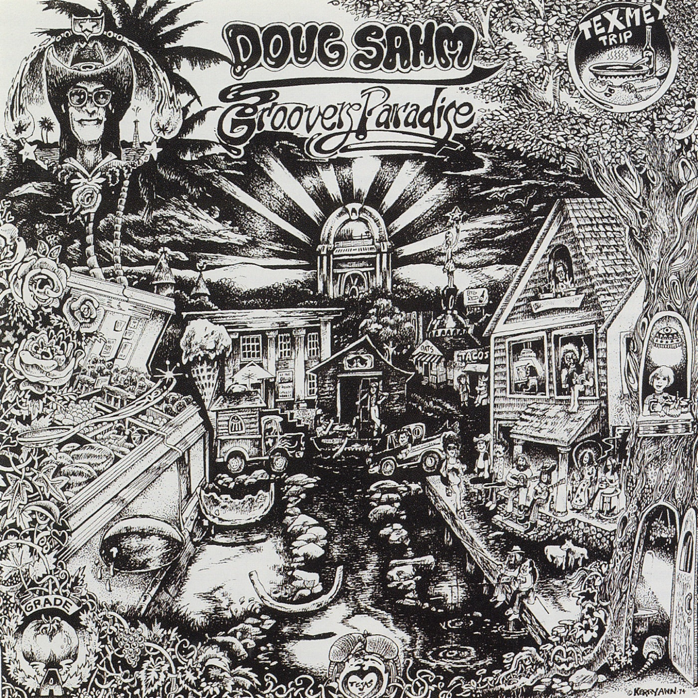 Doug Sahm & The Tex Mex Trip - Groover's Paradise Album Cover