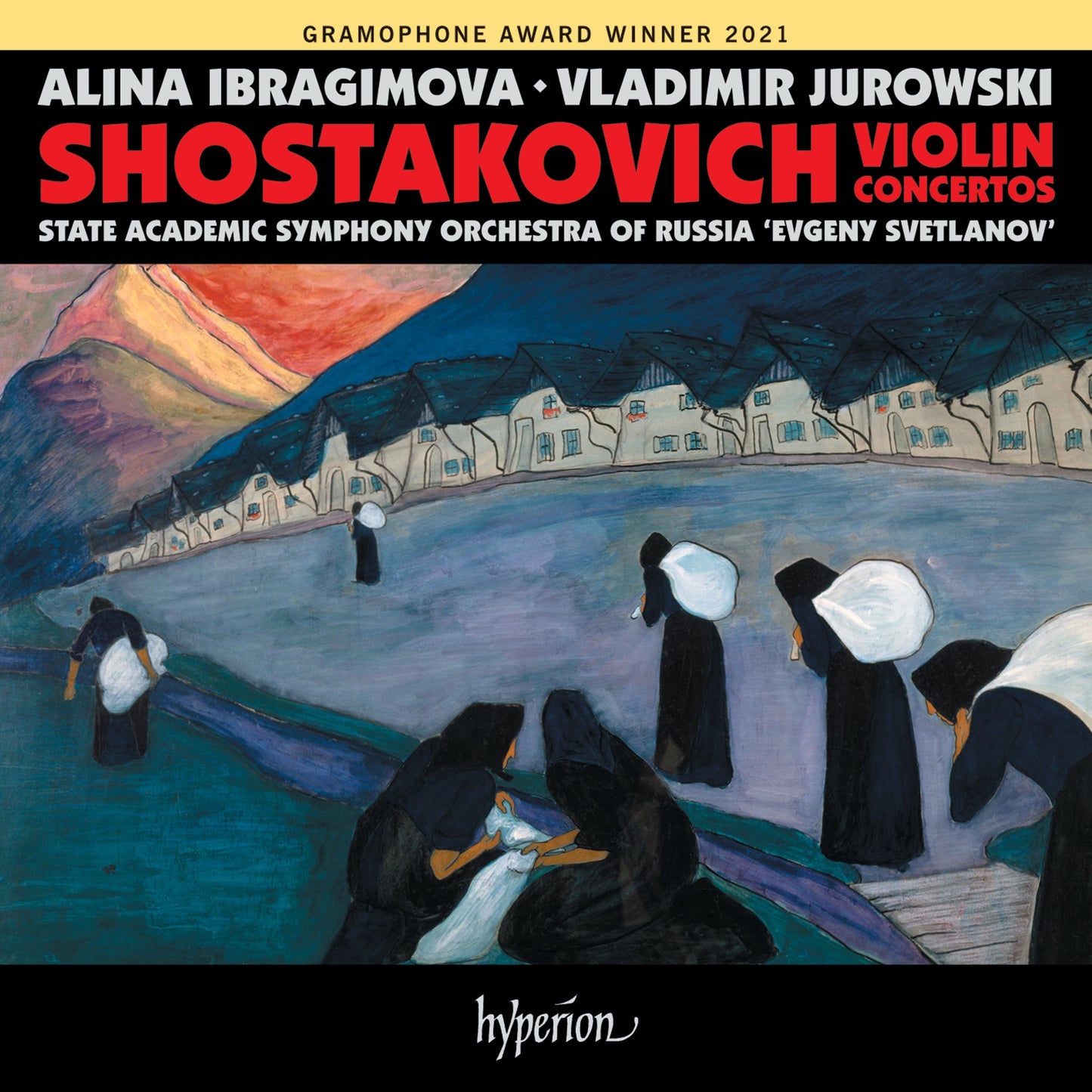 Russian State Symphony Orchestra, Alina Ibragimova & Vladimir Jurowski - Shostakovich: Violin Concertos 1 & 2 Album Cover