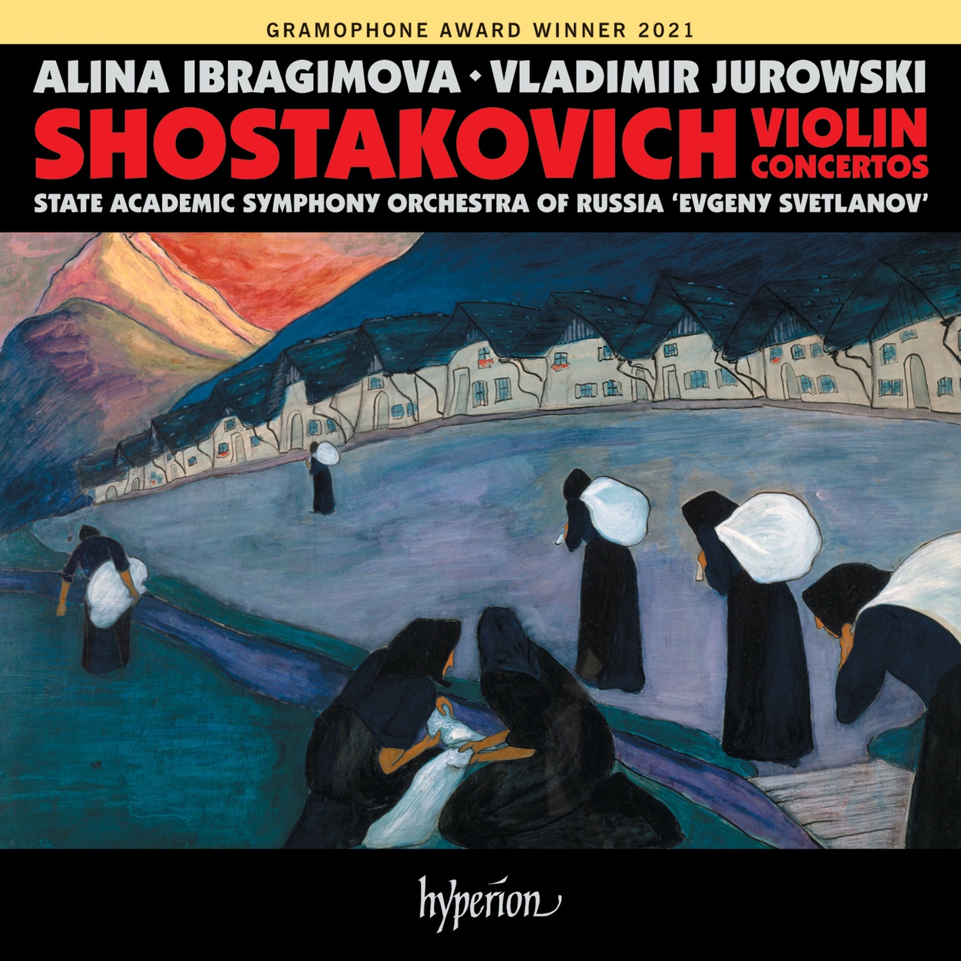 Russian State Symphony Orchestra, Alina Ibragimova & Vladimir Jurowski - Shostakovich: Violin Concertos 1 & 2 Album Cover