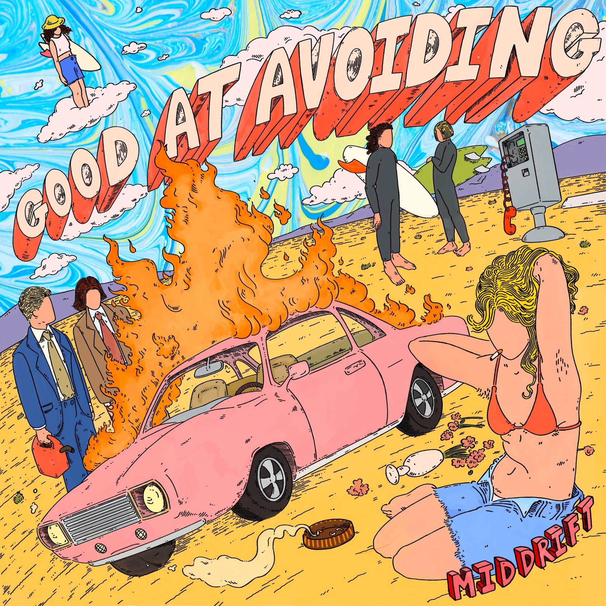 Mid Drift - Good At Avoiding - EP Album Cover