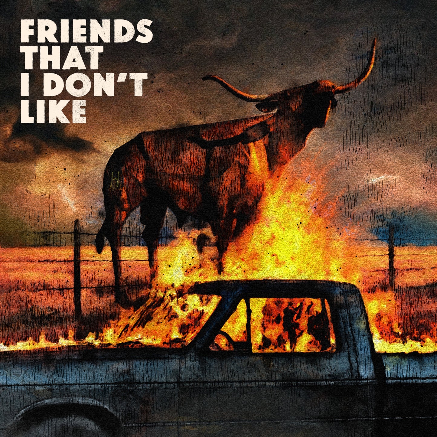 Dexter and The Moonrocks - Friends That I Don't Like Album Cover