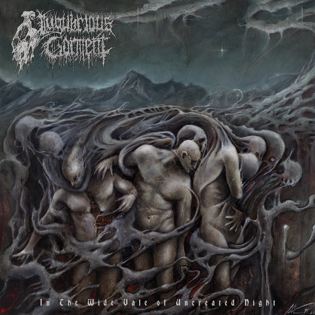 Lugubrious Garment - In The Wide Vale Of Uncreated Night Album Cover