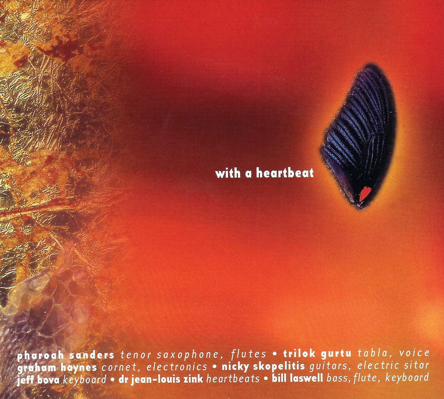 Pharoah Sanders & Bill Laswell - With a Heartbeat Album Cover