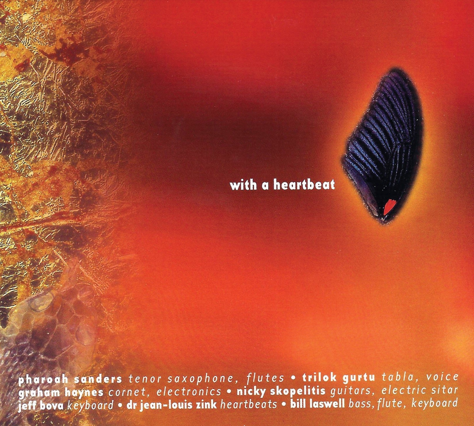 Pharoah Sanders & Bill Laswell - With a Heartbeat Album Cover