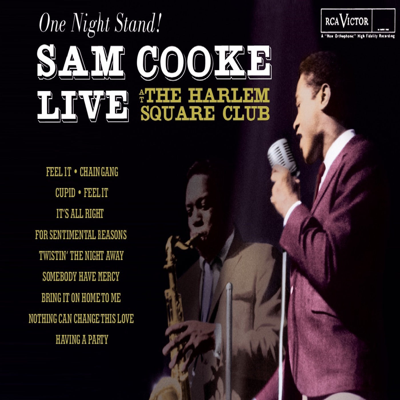 Sam Cooke - One Night Stand! Live at the Harlem Square Club, 1963 Album Cover