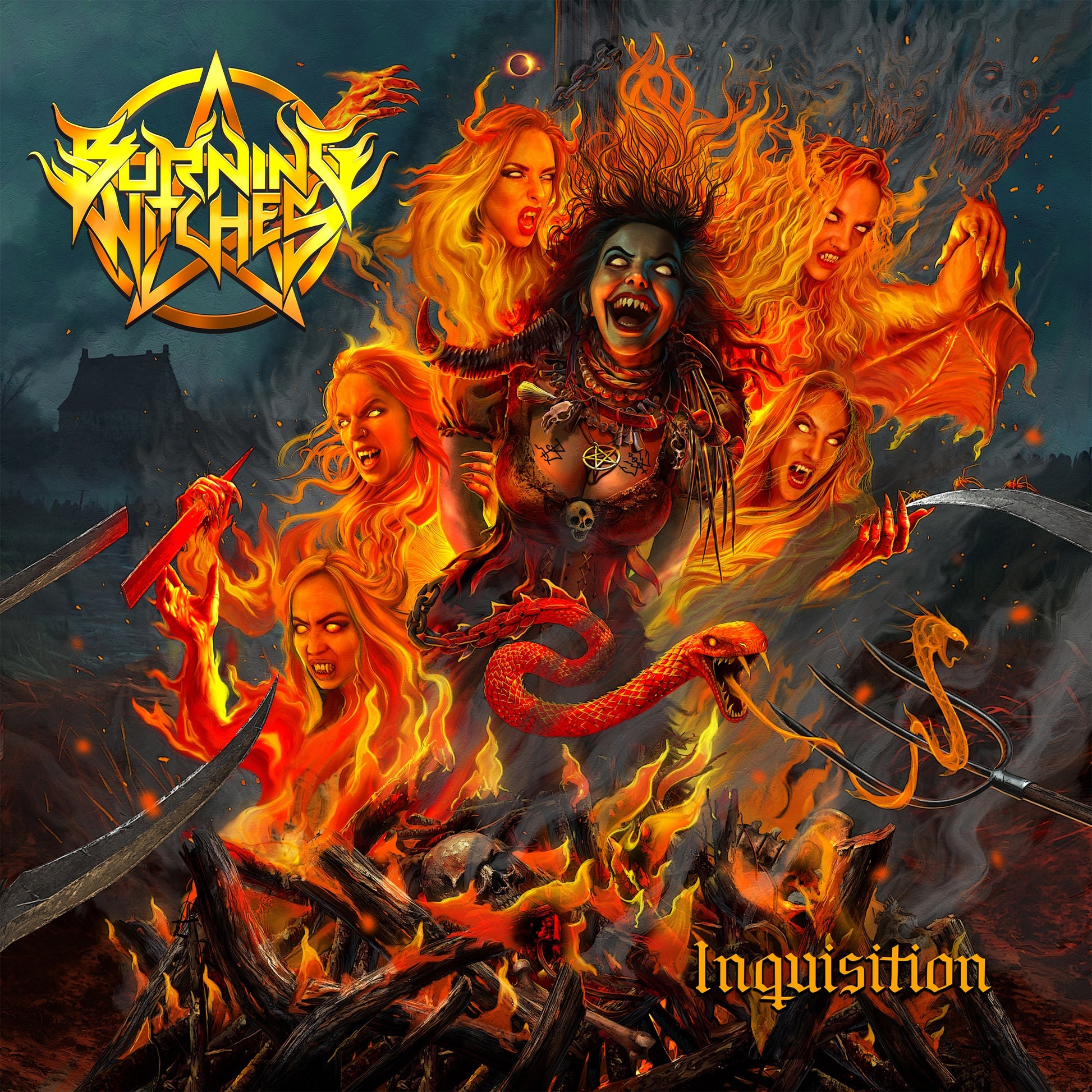 Burning Witches - Inquisition Album Cover