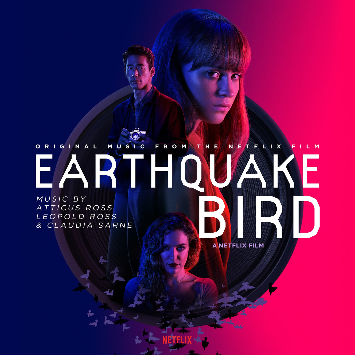 Atticus Ross, Leopold Ross & Claudia Sarne - Earthquake Bird (Original Music from the Netflix Film) Album Cover