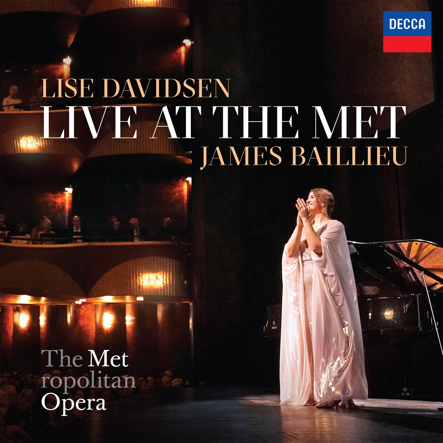 Lise Davidsen & James Baillieu - Live at the Met (Live at Metropolitan Opera, New York, 2023) Album Cover