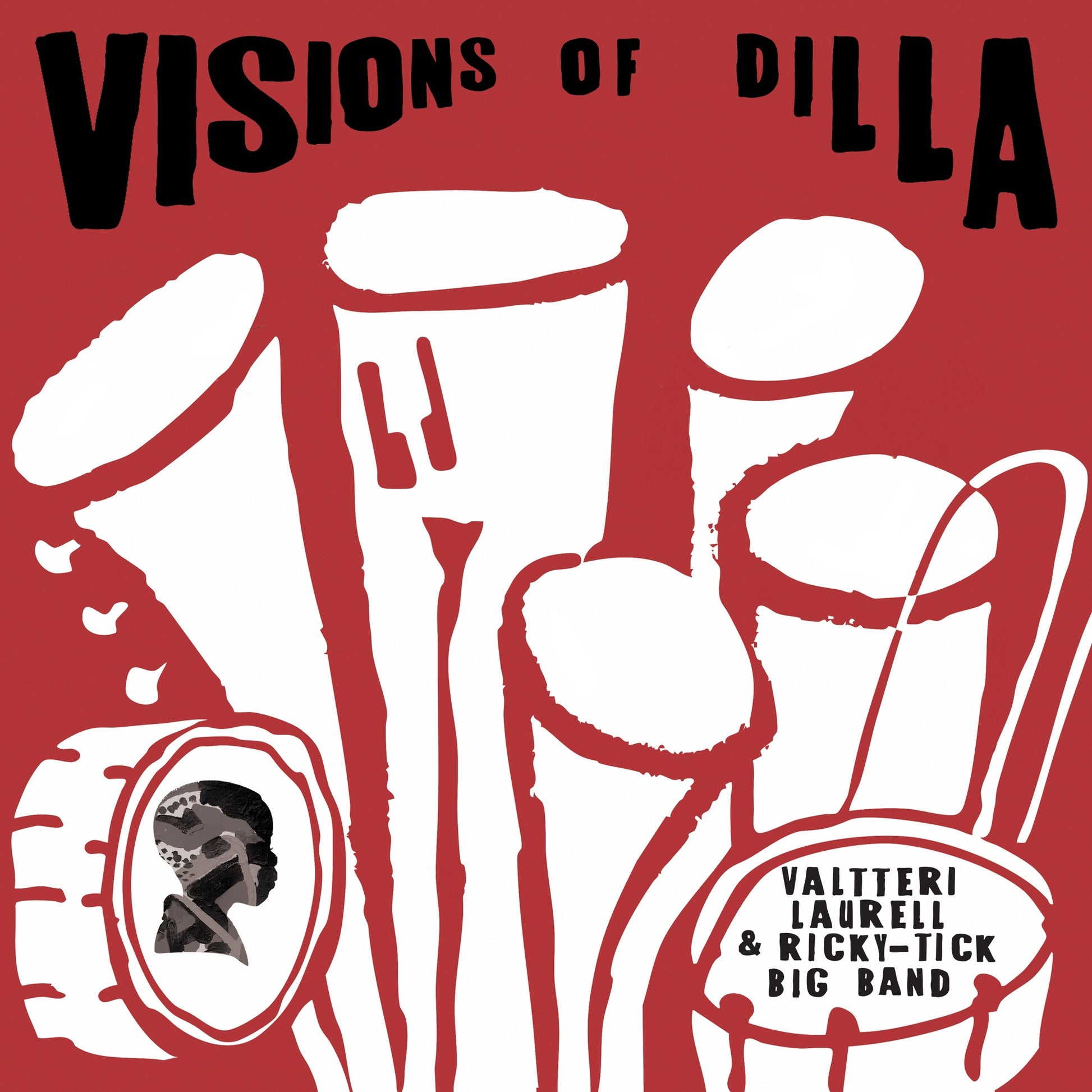 Valtteri Laurell & Ricky-Tick Big Band - Visions of Dilla - EP Album Cover
