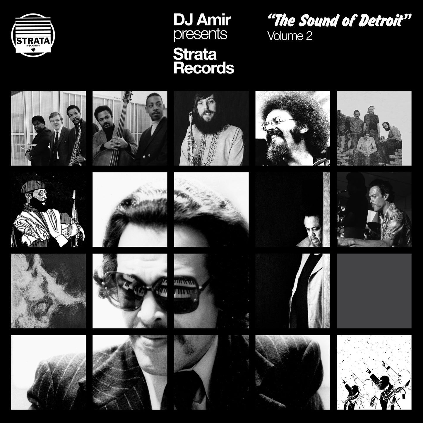 Various Artists - DJ Amir presents Strata Records-The Sound of Detroit Vol 2 Album Cover
