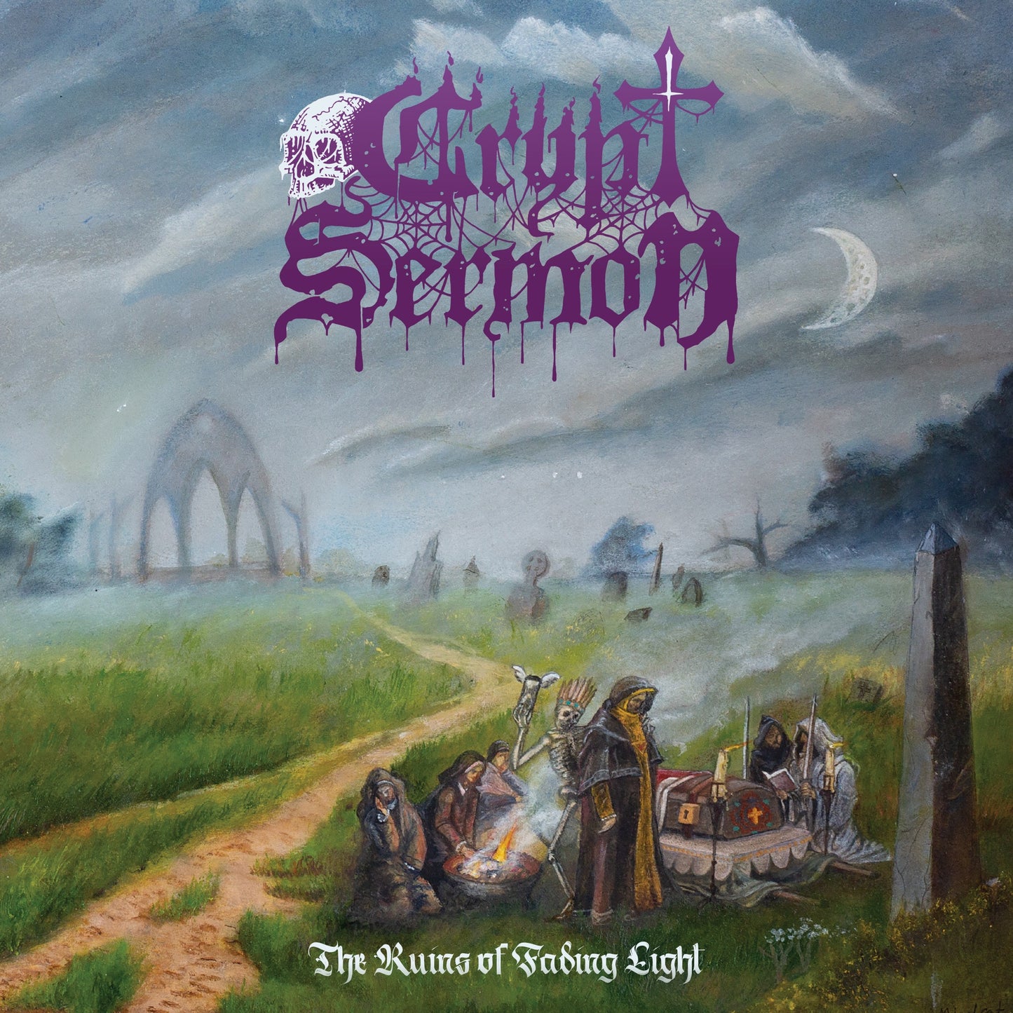 Crypt Sermon - The Ruins of Fading Light Album Cover