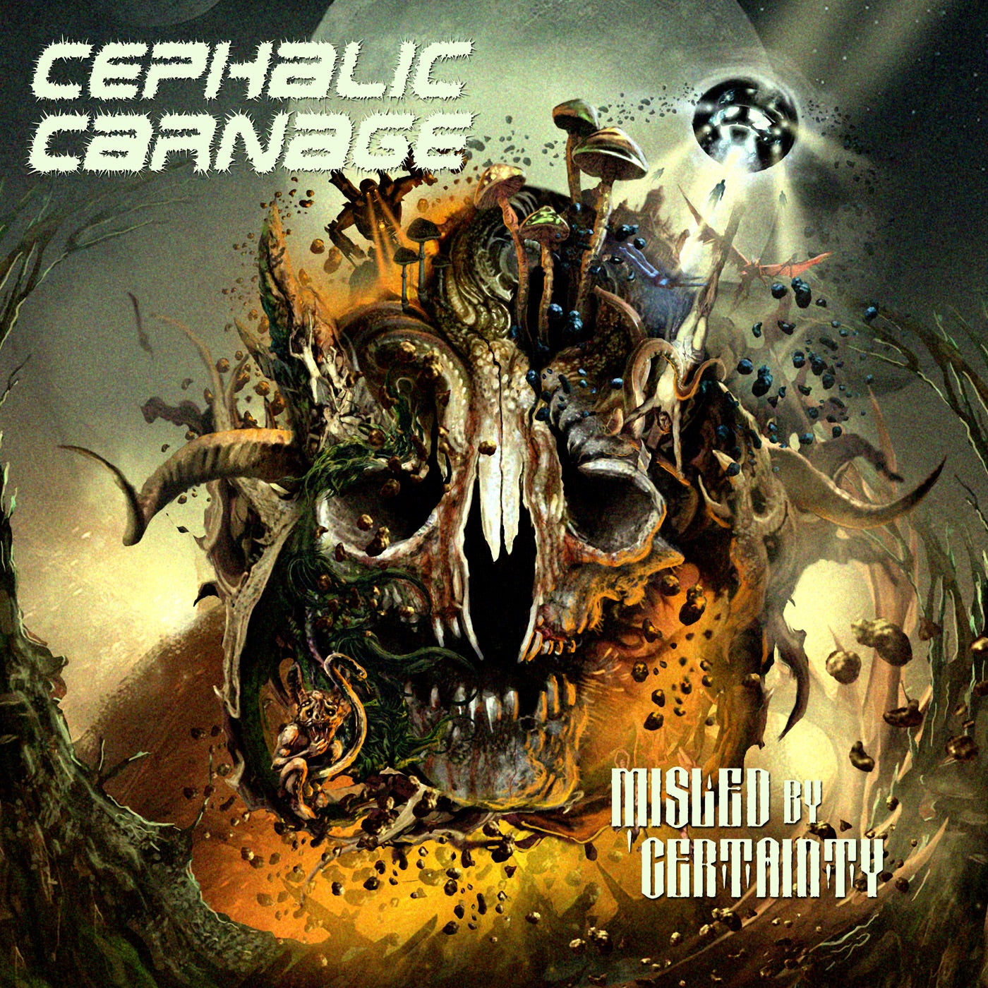 Cephalic Carnage - Misled By Certainty Album Cover