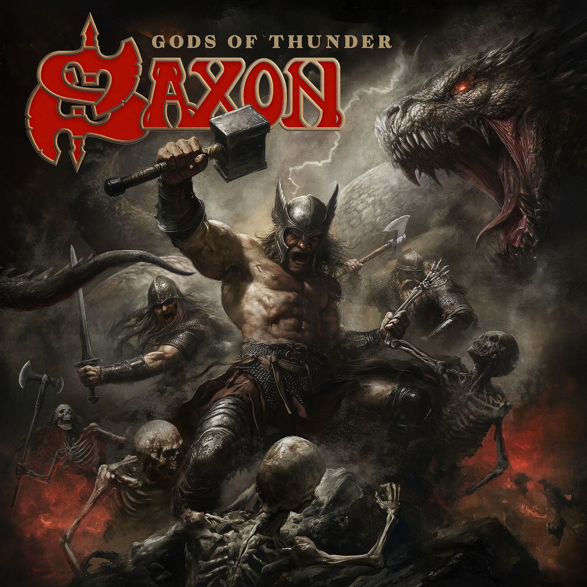 Saxon - Gods of Thunder Album Cover
