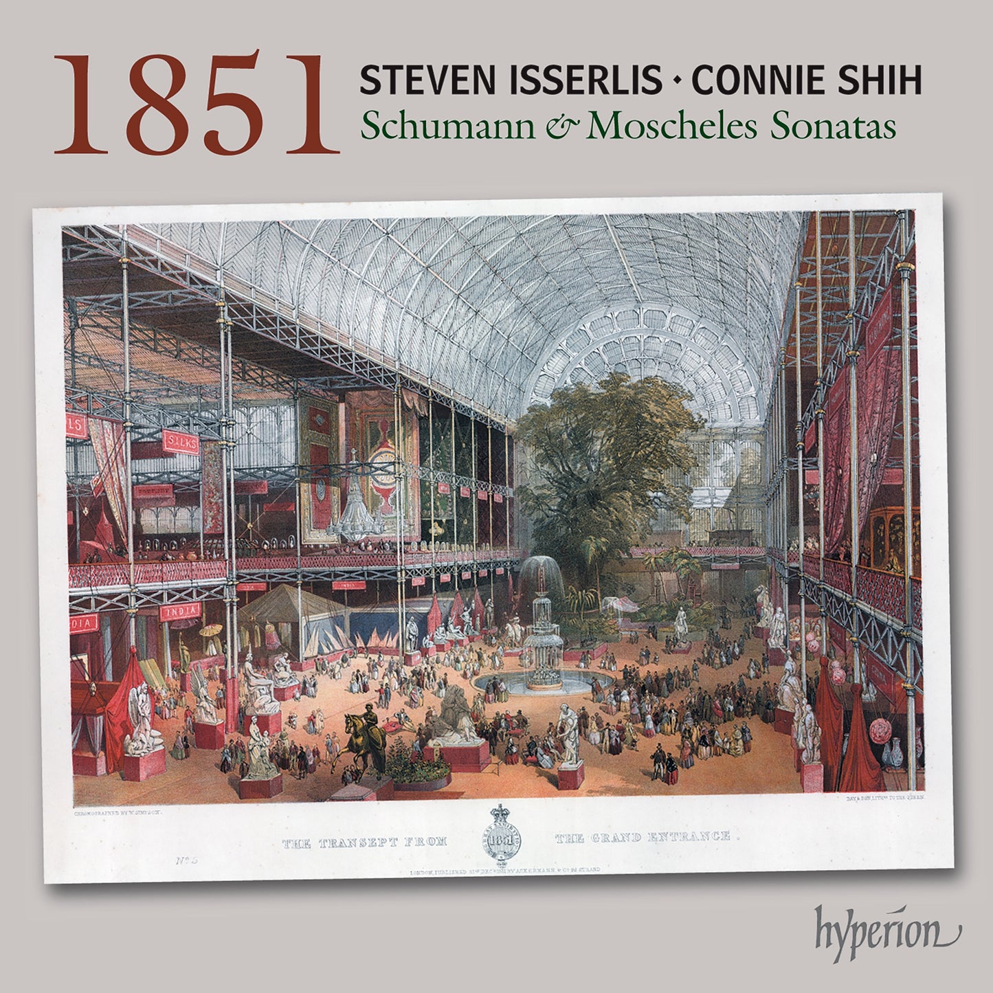 Steven Isserlis & Connie Shih - Schumann & Moscheles: 1851 Cello Sonatas Album Cover