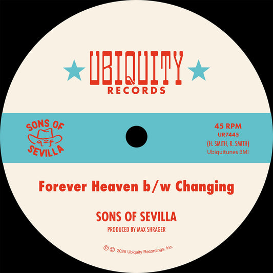 Sons of Sevilla - Forever Heaven b/w Changing - Single Album Cover