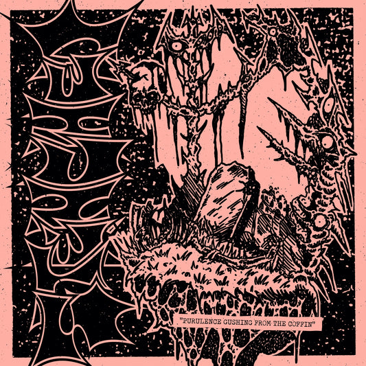 Stenched - Purulence Gushing from the Coffin Album Cover