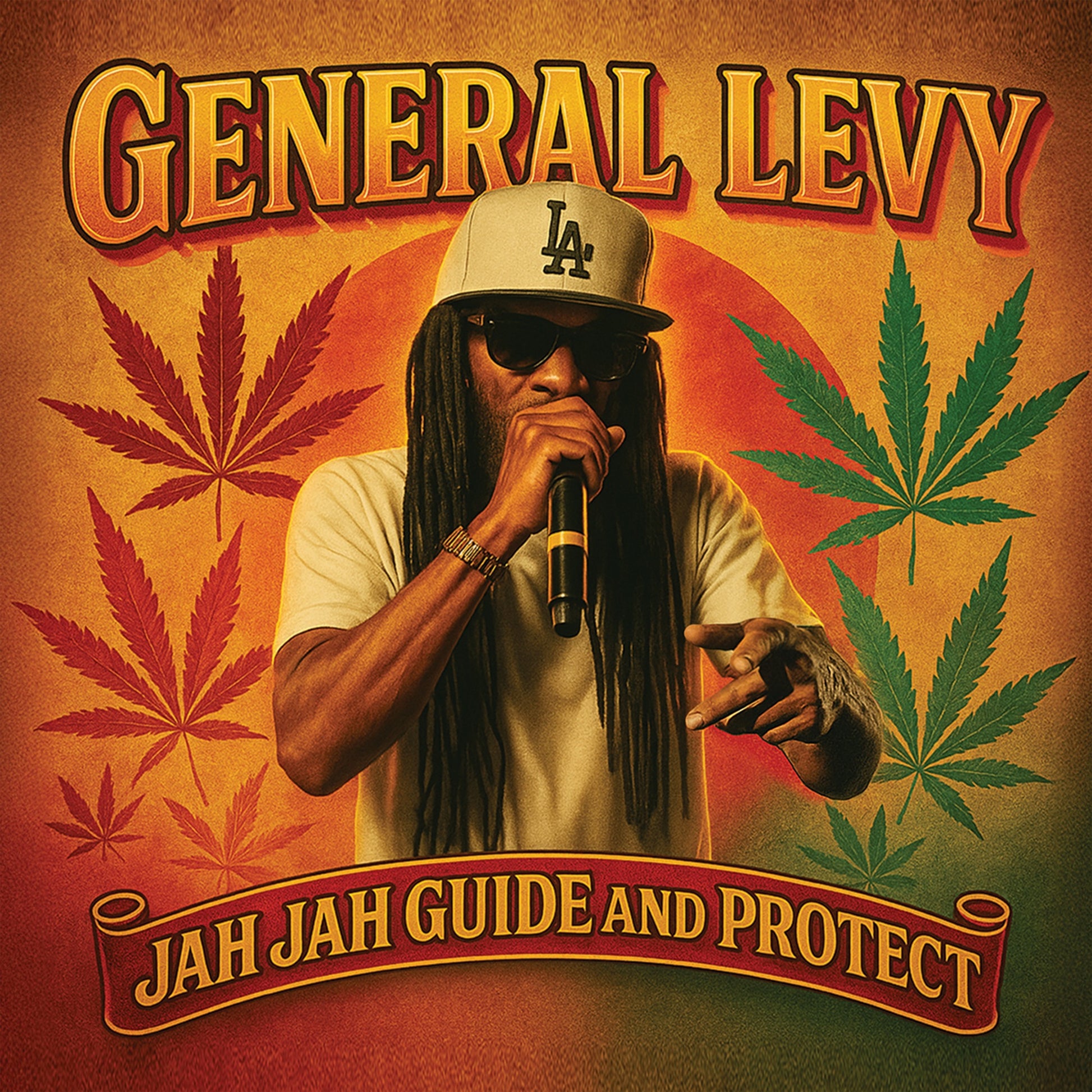 General Levy - Jah Jah Guide And Protect (Re-Recorded) Album Cover
