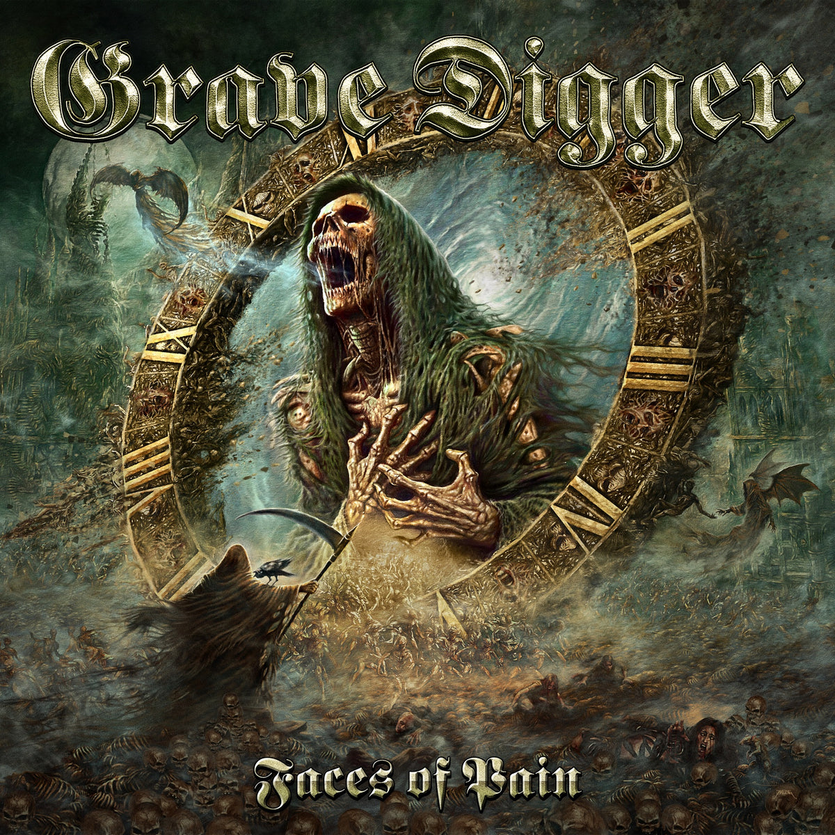 Grave Digger - Faces Of Pain Album Cover