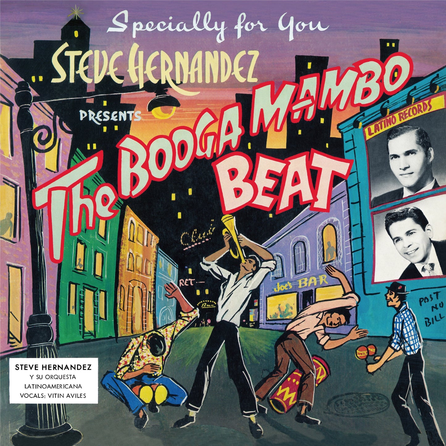 Steve Hernandez Y Su Orquesta Latinoamericana - The Booga Mambo Beat Album Cover
