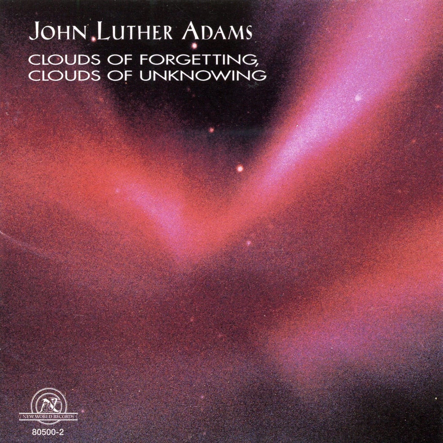 Apollo Chamber Orchestra - John Luther Adams: Clouds of Forgetting, Clouds of Unknowing Album Cover
